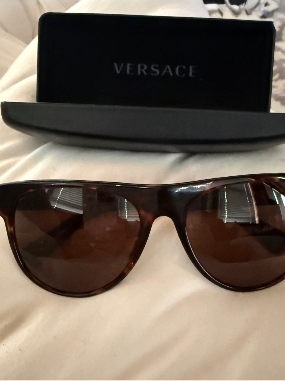 Versace Women’s Tortoiseshell Sunglasses - Brown